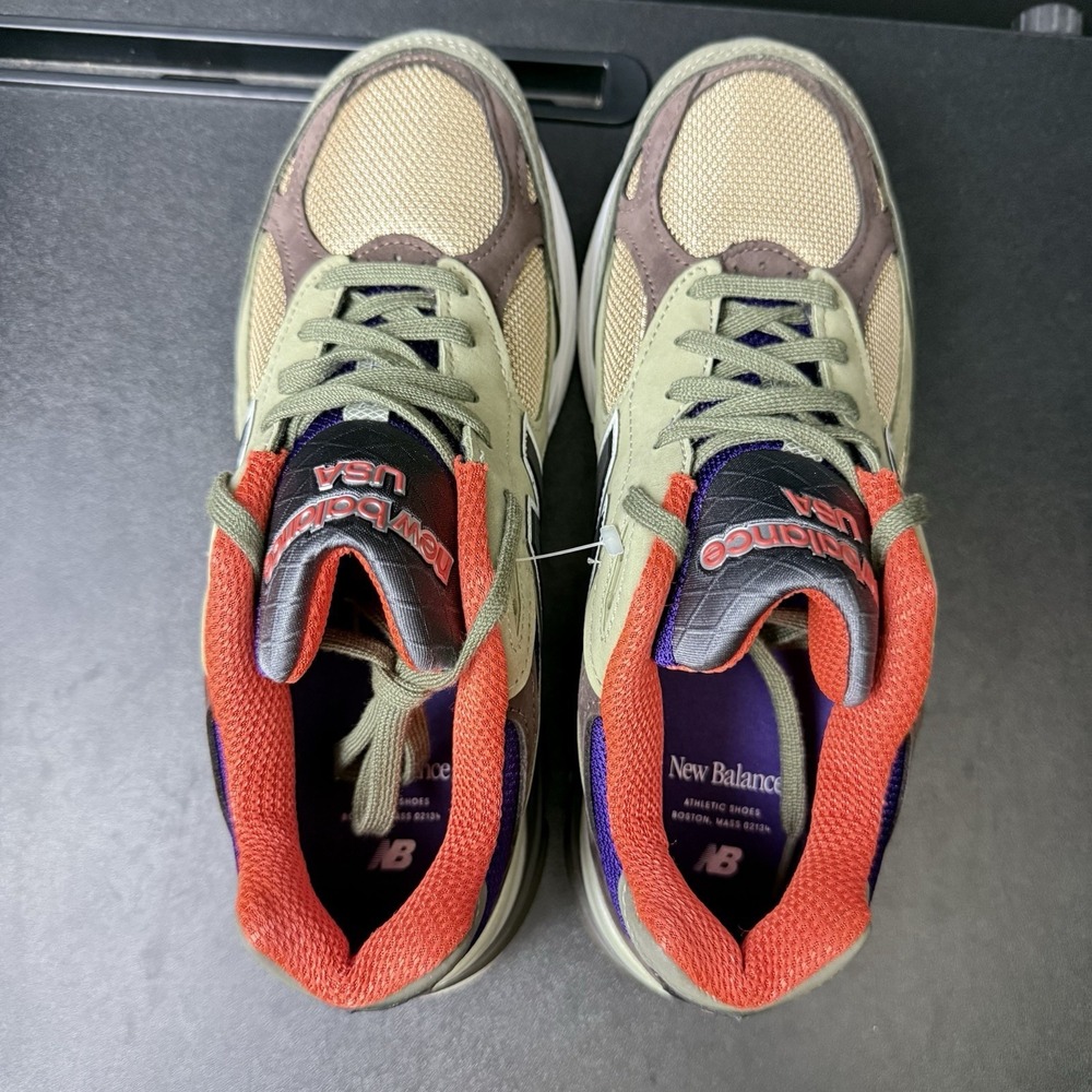 New Balance 990v3 Men's Made In USA Teddy Santis Tan Orange 2023 Size 7.5 Shoes - Picture 10 of 16